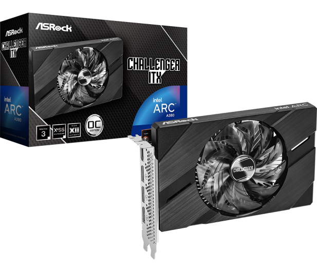 ASRock Arc A380 Challenger ITX OC 6GB GDDR6 - 1086704 - zdjęcie